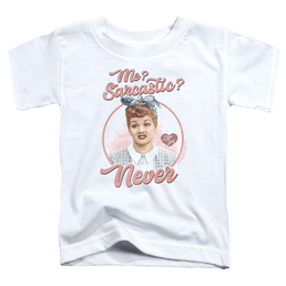 I Love Lucy Sarcastic Toddler T-Shirt Toddler T-Shirt I Love Lucy   
