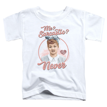 I Love Lucy Sarcastic Toddler T-Shirt Toddler T-Shirt I Love Lucy   