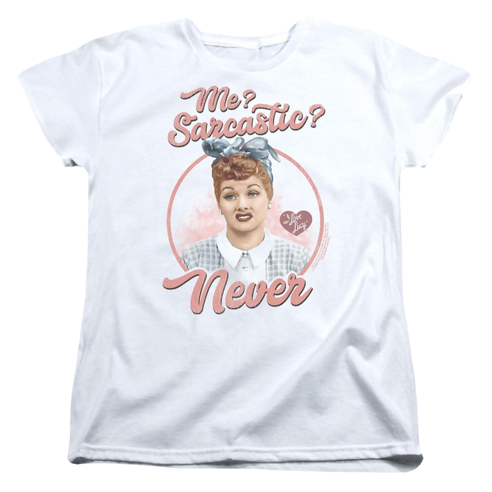 I Love Lucy Sarcastic Women's T-Shirt Women's T-Shirt I Love Lucy   