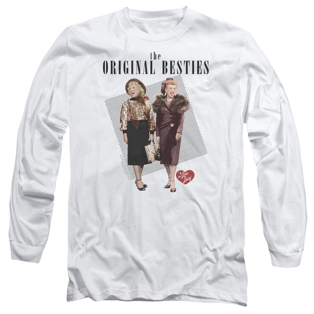 I Love Lucy Original Bestie Men's Long Sleeve T-Shirt Men's Long Sleeve T-Shirt I Love Lucy   