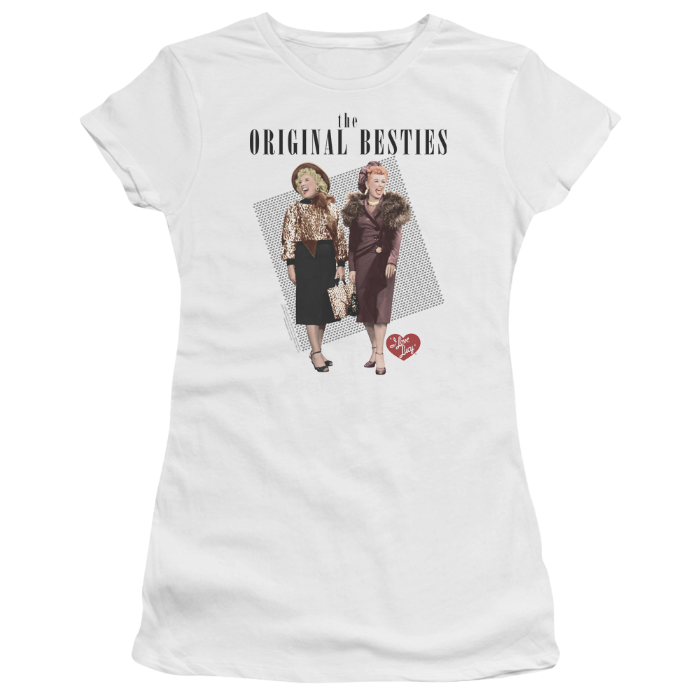 I Love Lucy Original Bestie Juniors T-Shirt Juniors T-Shirt I Love Lucy   