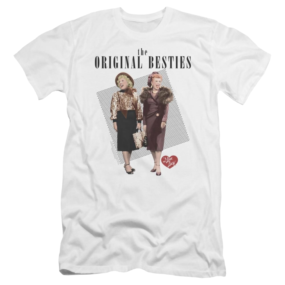 I Love Lucy Original Bestie Men's Premium Slim Fit T-Shirt Men's Premium Slim Fit T-Shirt I Love Lucy   