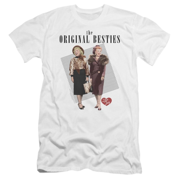 I Love Lucy Original Bestie Men's Premium Slim Fit T-Shirt Men's Premium Slim Fit T-Shirt I Love Lucy   