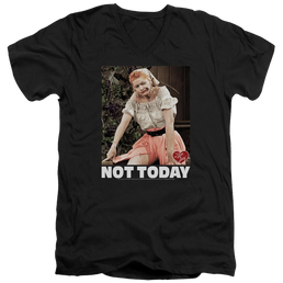 I Love Lucy Not Today - Men's V-Neck T-Shirt Men's V-Neck T-Shirt I Love Lucy   
