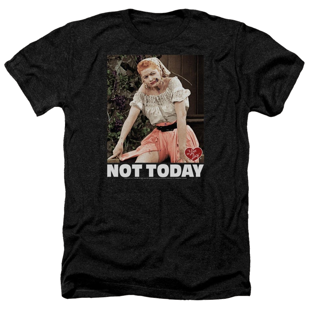 I Love Lucy Not Today - Men's Heather T-Shirt Men's Heather T-Shirt I Love Lucy   