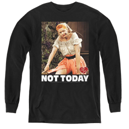 I Love Lucy Not Today - Youth Long Sleeve T-Shirt Youth Long Sleeve T-Shirt I Love Lucy   