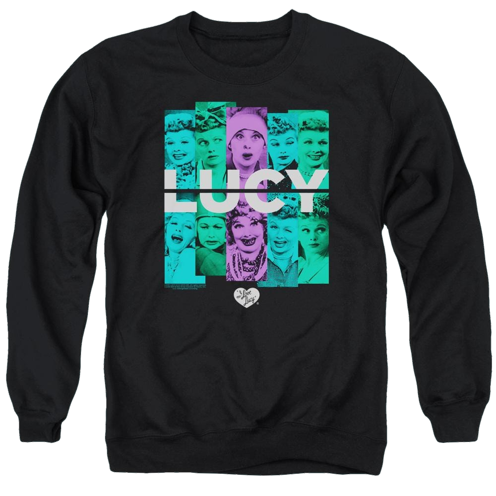 I Love Lucy Shades Of Lucy - Men's Crewneck Sweatshirt Men's Crewneck Sweatshirt I Love Lucy   