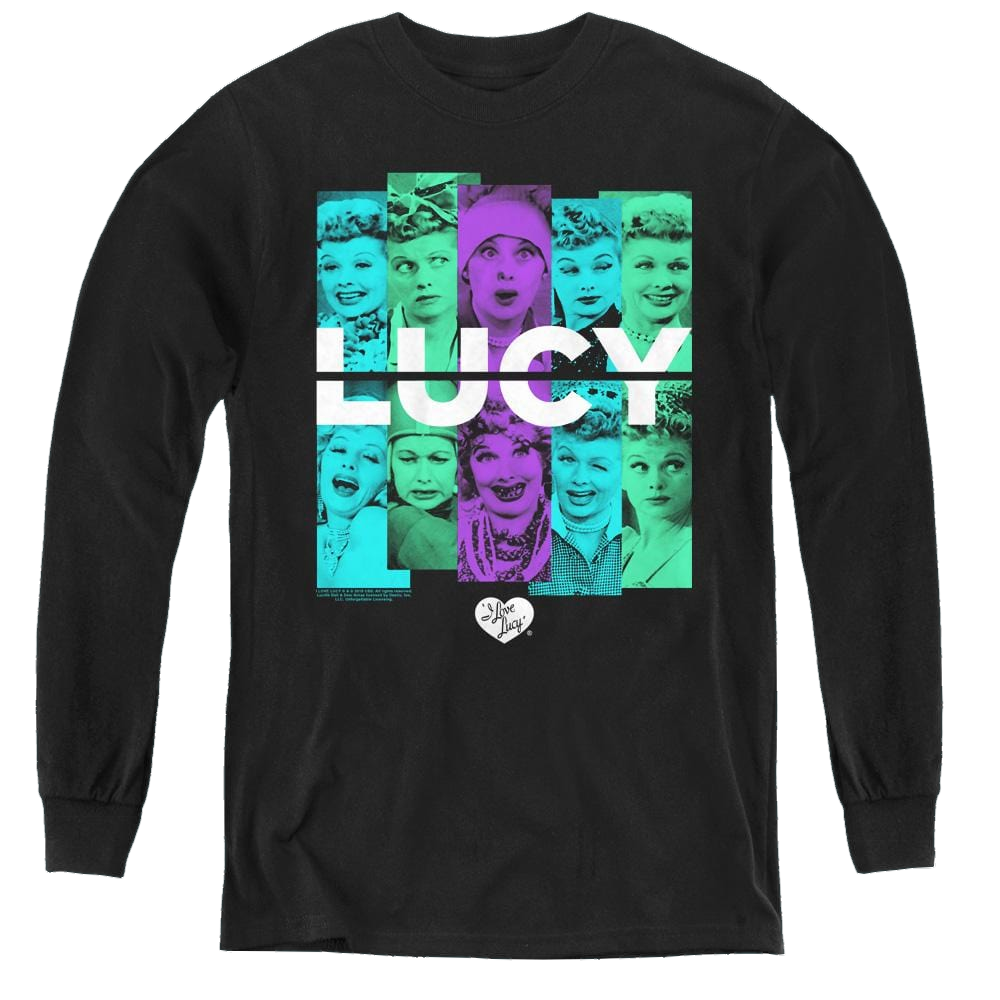 I Love Lucy Shades Of Lucy - Youth Long Sleeve T-Shirt Youth Long Sleeve T-Shirt I Love Lucy   