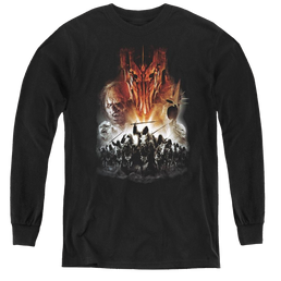 Lord Of The Rings Trilogy, The Evil Rising - Youth Long Sleeve T-Shirt Youth Long Sleeve T-Shirt Lord Of The Rings   