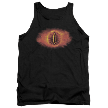 Black men's tank with Lord of the Rings Eye Of Sauron graphic