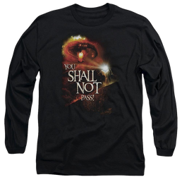 Lord of the Rings You Shall Not Pass Men's Long Sleeve T-Shirt Men's Long Sleeve T-Shirt Lord Of The Rings   