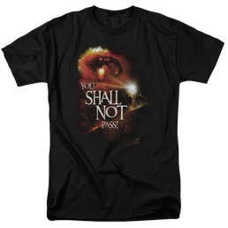 Lord of the Rings You Shall Not Pass Men's Regular Fit T-Shirt Men's Regular Fit T-Shirt Lord Of The Rings   