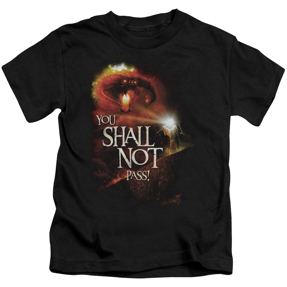 Lord of the Rings Trilogy, The You Shall Not Pass - Kid's T-Shirt Kid's T-Shirt (Ages 4-7) Lord Of The Rings   