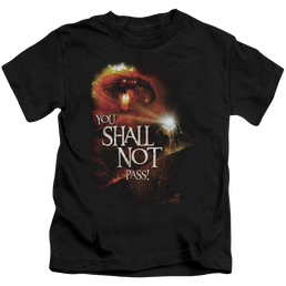 Lord of the Rings Trilogy, The You Shall Not Pass - Kid's T-Shirt Kid's T-Shirt (Ages 4-7) Lord Of The Rings   
