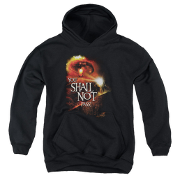 Lord of the Rings Trilogy, The You Shall Not Pass - Youth Hoodie Youth Hoodie (Ages 8-12) Lord Of The Rings   