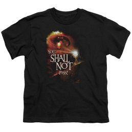 Lord of the Rings Trilogy, The You Shall Not Pass - Youth T-Shirt Youth T-Shirt (Ages 8-12) Lord Of The Rings   