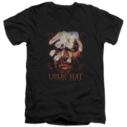 Lord of the Rings Uruk Hai Men's V-Neck T-Shirt Men's V-Neck T-Shirt Lord Of The Rings   
