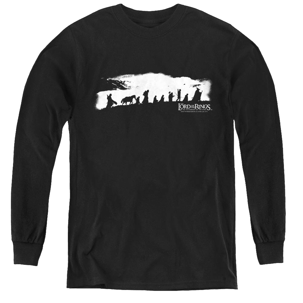 Lord Of The Rings Trilogy, The The Fellowship - Youth Long Sleeve T-Shirt Youth Long Sleeve T-Shirt Lord Of The Rings   