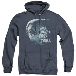 Lord Of The Rings Trilogy, The Cave Troll - Heather Pullover Hoodie Heather Pullover Hoodie Lord Of The Rings   
