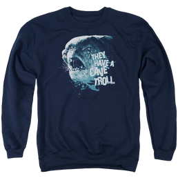 Lord of the Rings Cave Troll Men's Crewneck Sweatshirt Men's Crewneck Sweatshirt Lord Of The Rings   