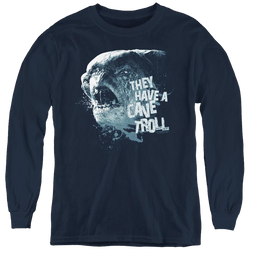 Lord Of The Rings Trilogy, The Cave Troll - Youth Long Sleeve T-Shirt Youth Long Sleeve T-Shirt Lord Of The Rings   