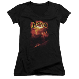 Lord of the Rings Balrog Juniors V-Neck T-Shirt Juniors V-Neck T-Shirt Lord Of The Rings   