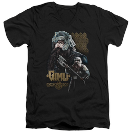 Lord of the Rings Gimli Men's V-Neck T-Shirt Men's V-Neck T-Shirt Lord Of The Rings   