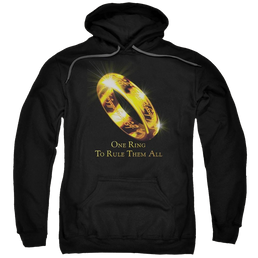 Lord of the Rings One Ring Pullover Hoodie Pullover Hoodie Lord Of The Rings   