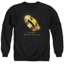 Lord of the Rings One Ring Men's Crewneck Sweatshirt Men's Crewneck Sweatshirt Lord Of The Rings   