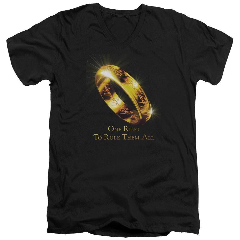 Lord of the Rings One Ring Men's V-Neck T-Shirt Men's V-Neck T-Shirt Lord Of The Rings   