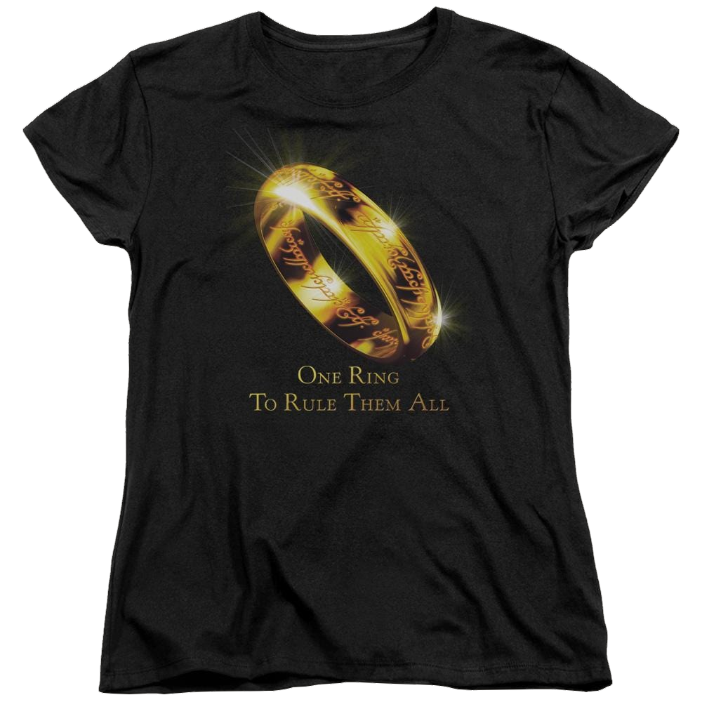 Lord of the Rings One Ring Women's T-Shirt Women's T-Shirt Lord Of The Rings   