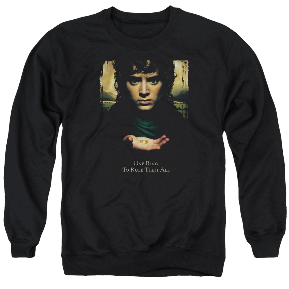 Lord of the Rings Frodo One Ring Men's Crewneck Sweatshirt Men's Crewneck Sweatshirt Lord Of The Rings   