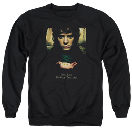 Lord of the Rings Frodo One Ring Men's Crewneck Sweatshirt Men's Crewneck Sweatshirt Lord Of The Rings   