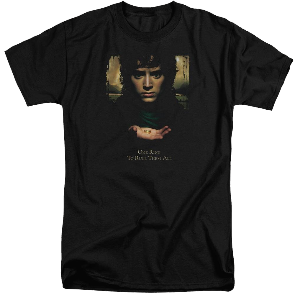 Lord of the Rings Frodo One Ring Men's Tall Fit T-Shirt Men's Tall Fit T-Shirt Lord Of The Rings   