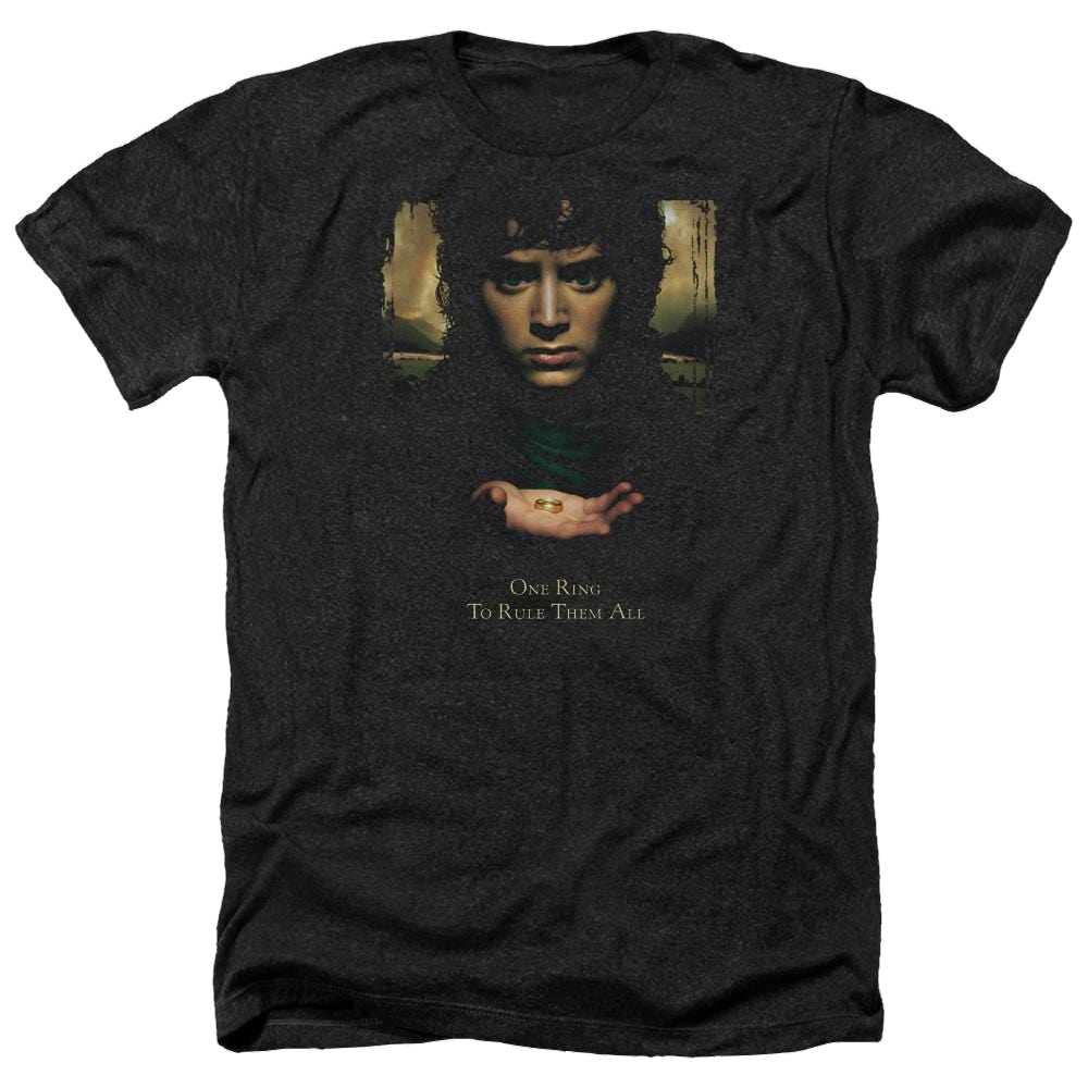 Lord of the Rings Frodo One Ring Men's Heather T-Shirt Men's Heather T-Shirt Lord Of The Rings   