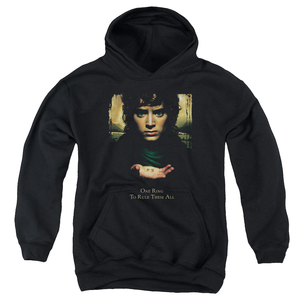 Lord of the Rings Trilogy, The Frodo One Ring - Youth Hoodie Youth Hoodie (Ages 8-12) Lord Of The Rings   