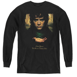 Lord Of The Rings Trilogy, The Frodo One Ring - Youth Long Sleeve T-Shirt Youth Long Sleeve T-Shirt Lord Of The Rings   