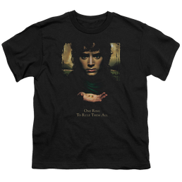Lord of the Rings Trilogy, The Frodo One Ring - Youth T-Shirt Youth T-Shirt (Ages 8-12) Lord Of The Rings   