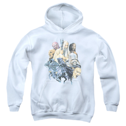 Lord of the Rings Trilogy, The Collage Of Evil - Youth Hoodie Youth Hoodie (Ages 8-12) Lord Of The Rings   