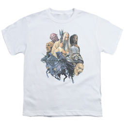 Lord of the Rings Trilogy, The Collage Of Evil - Youth T-Shirt Youth T-Shirt (Ages 8-12) Lord Of The Rings   