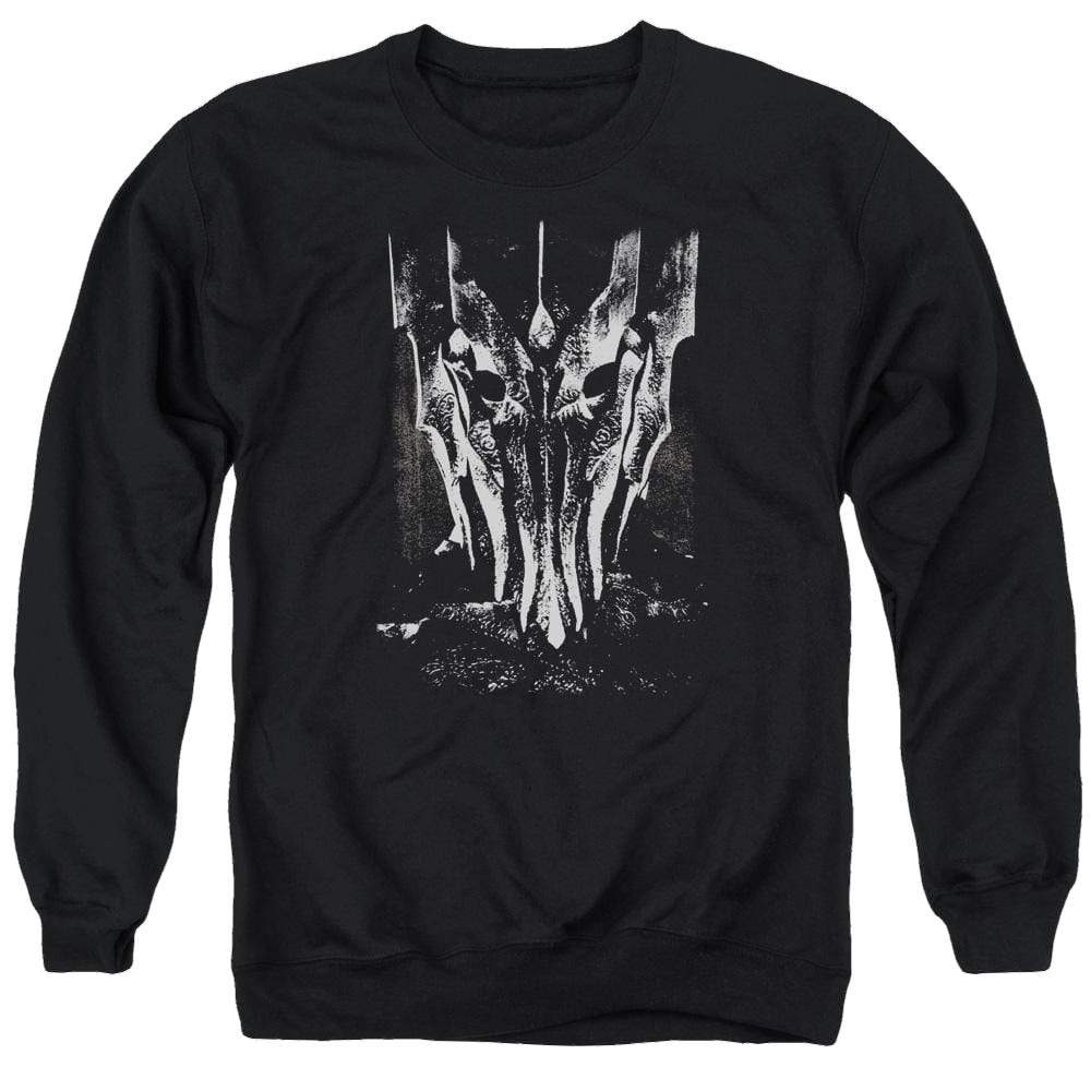 Lord of the Rings Big Sauron Head Men's Crewneck Sweatshirt Men's Crewneck Sweatshirt Lord Of The Rings   