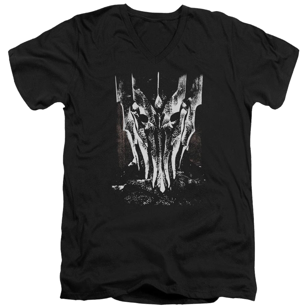Lord of the Rings Big Sauron Head Men's V-Neck T-Shirt Men's V-Neck T-Shirt Lord Of The Rings   