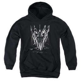 Lord of the Rings Trilogy, The Big Sauron Head - Youth Hoodie Youth Hoodie (Ages 8-12) Lord Of The Rings   