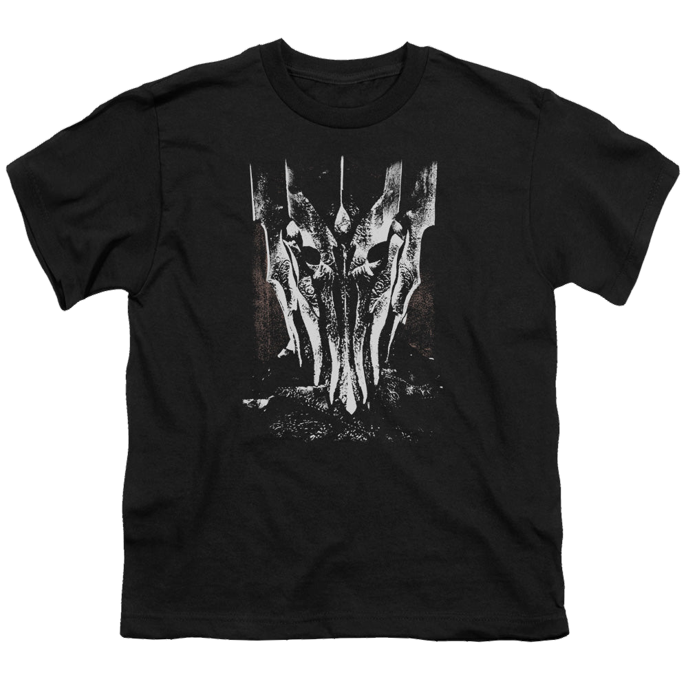 Lord of the Rings Trilogy, The Big Sauron Head - Youth T-Shirt Youth T-Shirt (Ages 8-12) Lord Of The Rings   