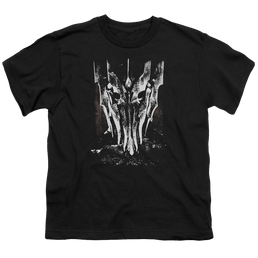Lord of the Rings Trilogy, The Big Sauron Head - Youth T-Shirt Youth T-Shirt (Ages 8-12) Lord Of The Rings   