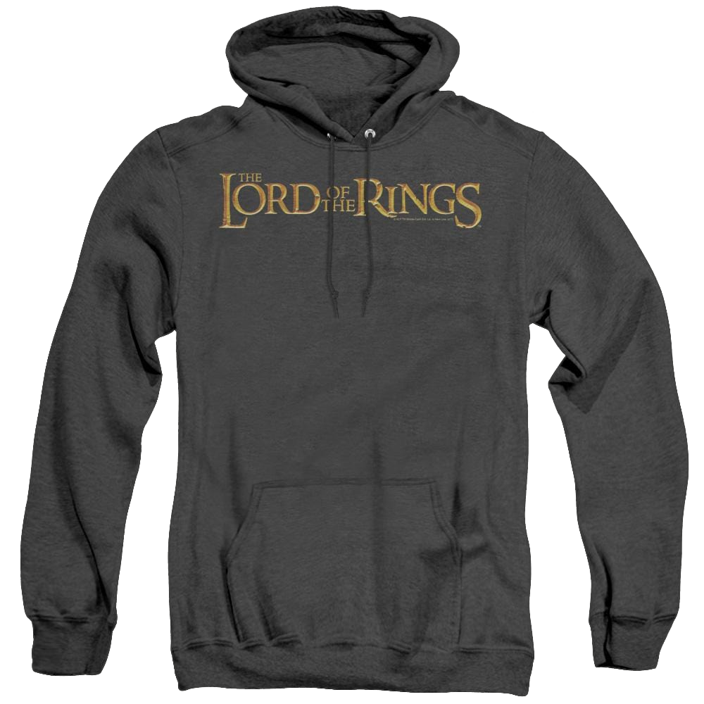 Lord Of The Rings Trilogy, The Lotr Logo - Heather Pullover Hoodie Heather Pullover Hoodie Lord Of The Rings   
