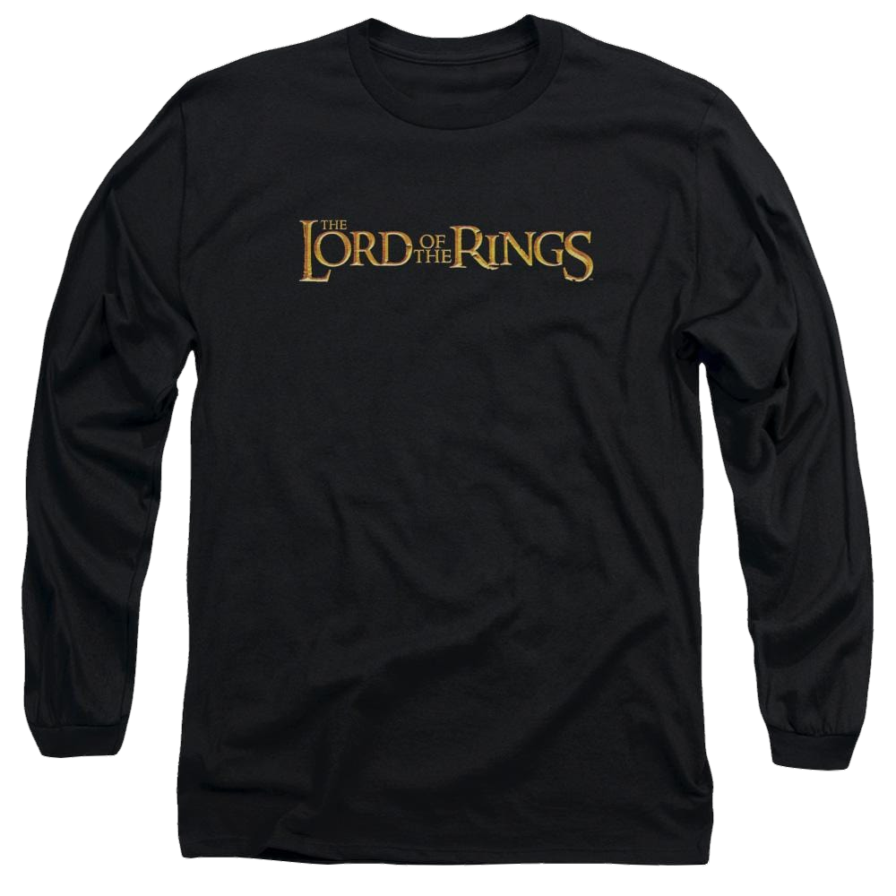 Lord of the Rings Lotr Logo Men's Long Sleeve T-Shirt Men's Long Sleeve T-Shirt Lord Of The Rings   