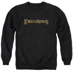 Lord of the Rings Lotr Logo Men's Crewneck Sweatshirt Men's Crewneck Sweatshirt Lord Of The Rings   