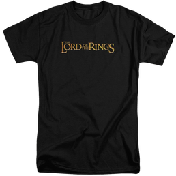 Lord of the Rings Lotr Logo Men's Tall Fit T-Shirt Men's Tall Fit T-Shirt Lord Of The Rings   