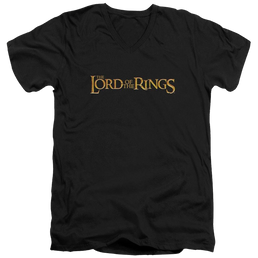 Lord of the Rings Lotr Logo Men's V-Neck T-Shirt Men's V-Neck T-Shirt Lord Of The Rings   